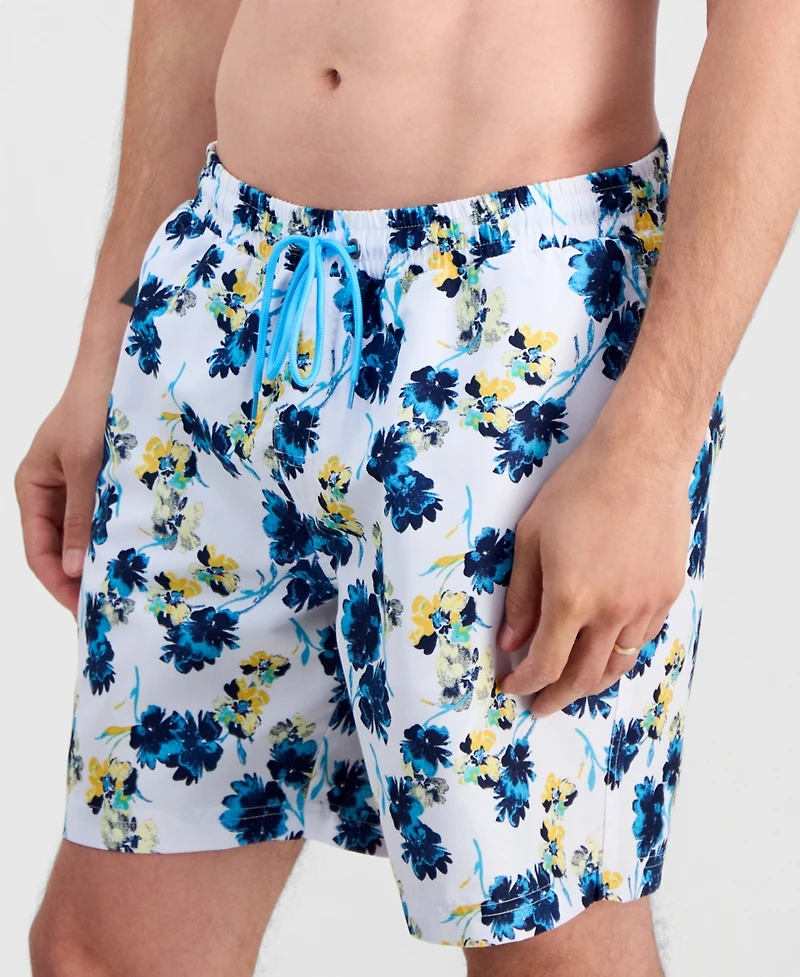 Club Room Men's Casale Floral Swim Trunks, Macy's Exclusive