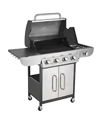 Ecooso 4-Burner Propane Gas Grill with Side Burner