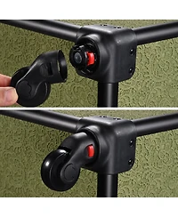 Byootique Makeup Train Case Trolley w/ Cube Case Cosmetic Organizer Rococo