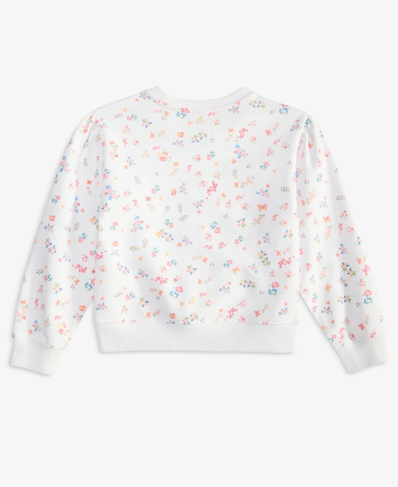 Epic Threads Girls' Xs-xl Floral-Print Crewneck Sweatshirt, Macy's Exclusive