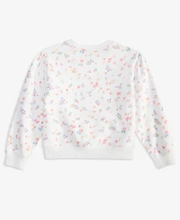 Epic Threads Girls' Xs-xl Floral-Print Crewneck Sweatshirt, Macy's Exclusive
