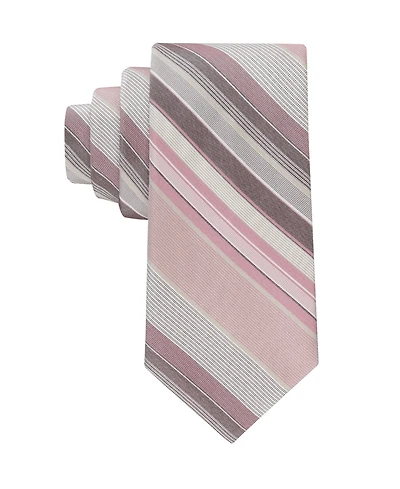 Calvin Klein Men's Fabre Stripe Pattern Tie
