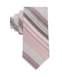 Calvin Klein Men's Fabre Stripe Pattern Tie