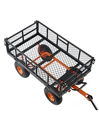 Mecale Garden Dump Cart, Dual-Function Handle, lb Load Capacity