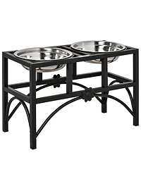 Aostirmotor Dog Food Bowl Elevated Pet Feeding Station