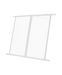 Cozito Rv Screen Door Protector Grille, 28.5 x 31.5 in Aluminum Alloy Mesh Guard, Easy Install/Remove, Pet Protection, White