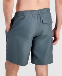Club Room Men's Solid Quick-Dry 9" E-Board Shorts, Created for Macy's