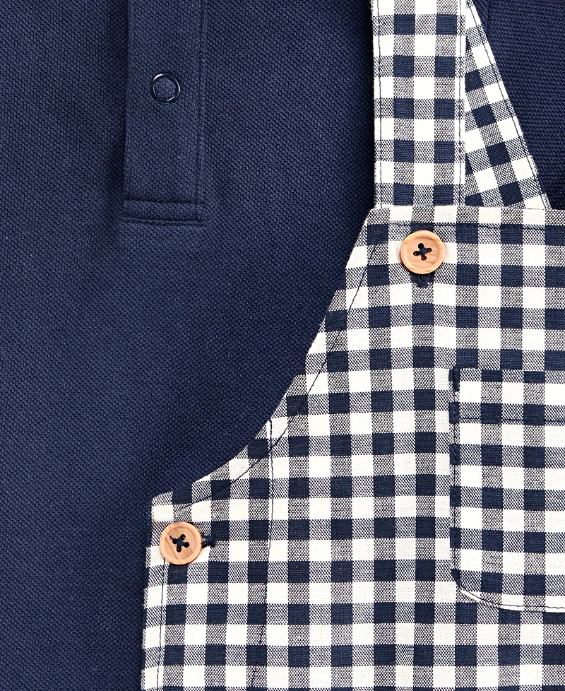 First Impressions Baby Boys' Polo Shirt & Shortall, 2-Piece Set, Macy's Exclusive