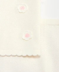 First Impressions Baby Girls' Crochet Floral Sweater-Knit Pants Set, Macy's Exclusive