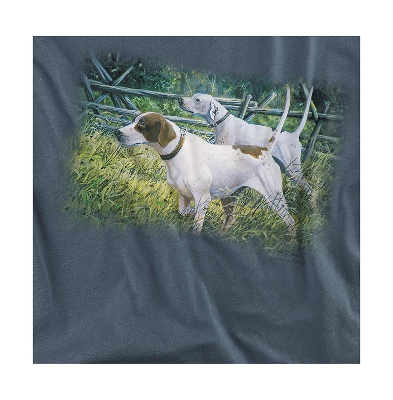 Wild Wings Men's Wildlife English Pointer Pair T Shirt