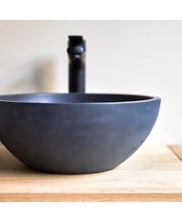 Tikamoon Micha round confetti terrazzo basin