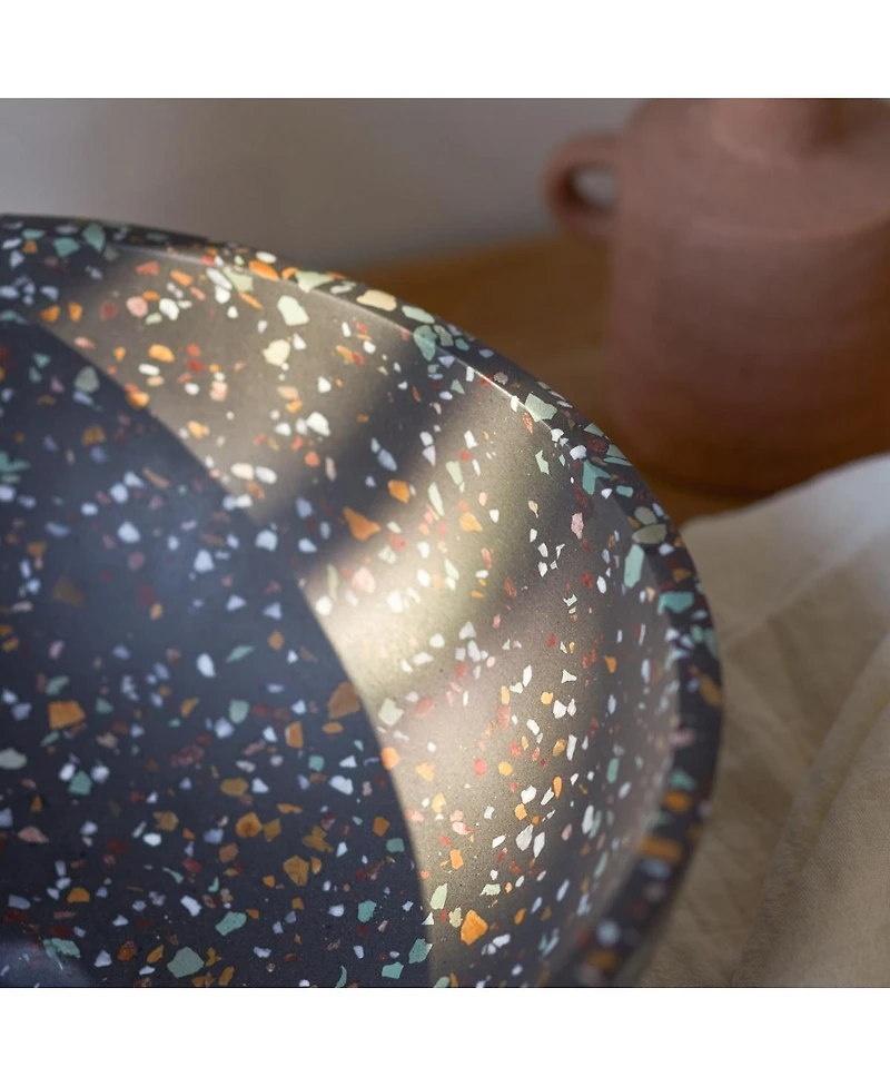 Tikamoon Micha round confetti terrazzo basin