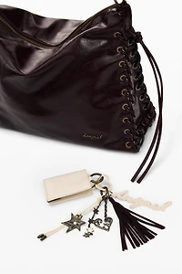 Desigual Women's Large shiny woven bag