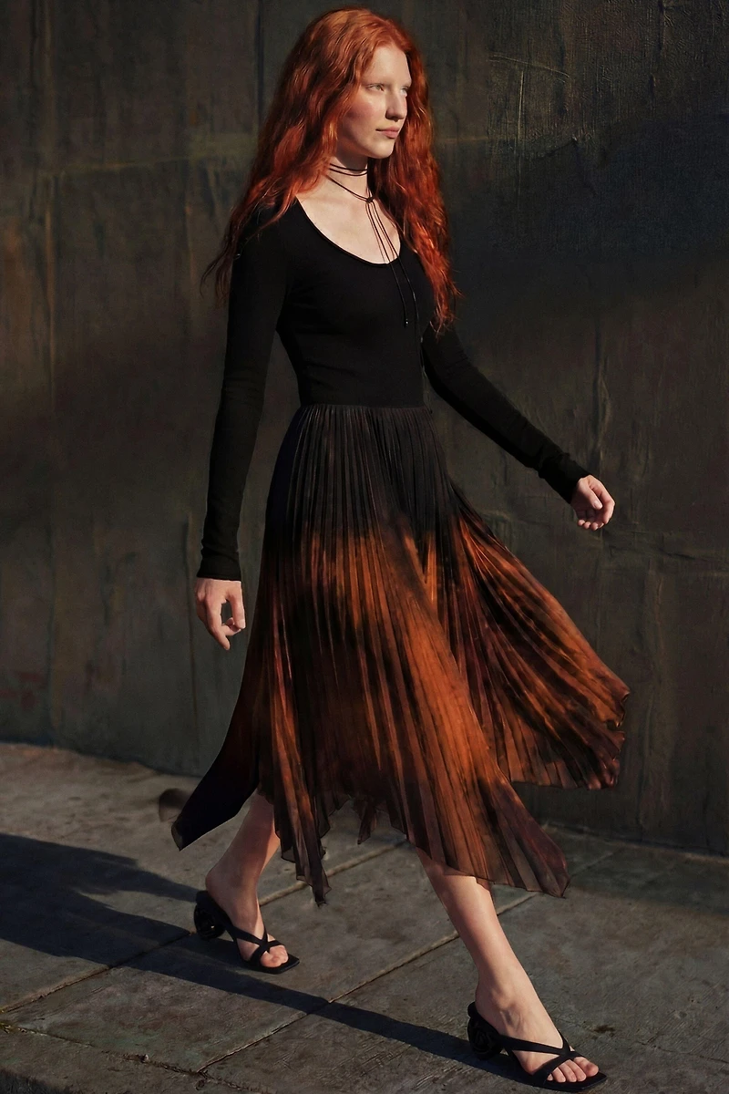 Desigual Women's Fitted midi dress