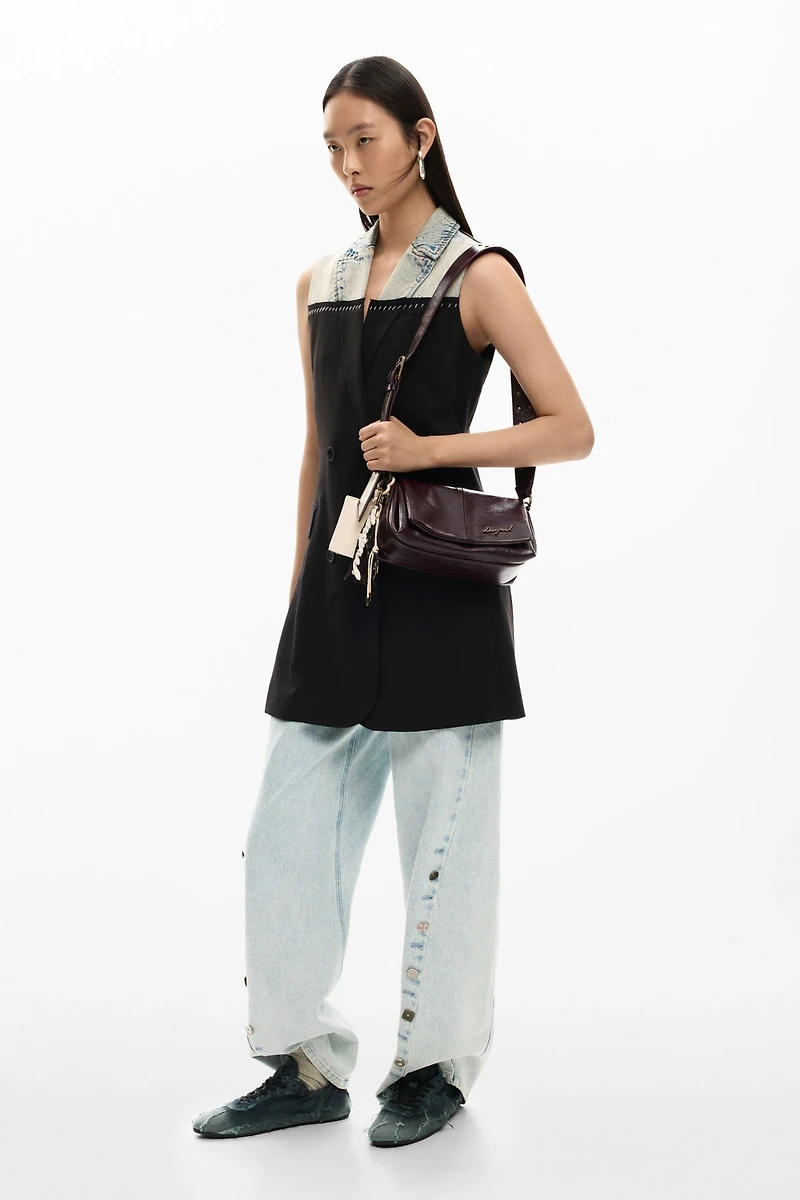 Desigual Women's Small shiny crossbody bag