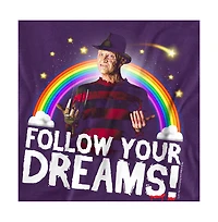 Friday the 13th Men's Nightmare On Elm Street Follow Your Dreams T Shirt