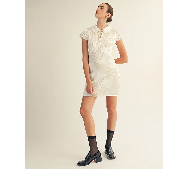 Arose Studio, Inc Women's Casey Tie Neck Mini Dress