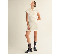 Arose Studio, Inc Women's Casey Tie Neck Mini Dress