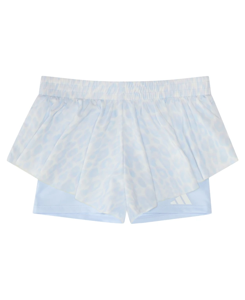 adidas Baby Girls' Short-Sleeve Graphic T-Shirt and Printed Flowy Shorts, 2-Piece Set