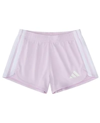 adidas Baby Girls' Back Pleated Short-Sleeve T-Shirt and Mesh Shorts, 2-Piece Set