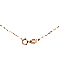 Macy's Rose Amethyst (2-1/3 ct. t.w.) & Diamond (1/20 ct. t.w.) Pendant Necklace in 14k Rose Gold