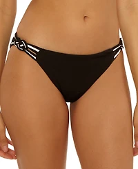 Trina Turk Women's Triumph Micro Braided Swim Hipster Bottom