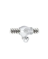 Bling Jewelry Hair Stylist Beaty Salon Blow Dryer Charm Bead Sterling Silver For Bracelet