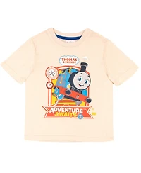 Thomas The Tank Engine Toddler Boys 3 Piece T-Shirt, Top and Shorts Outfit Set