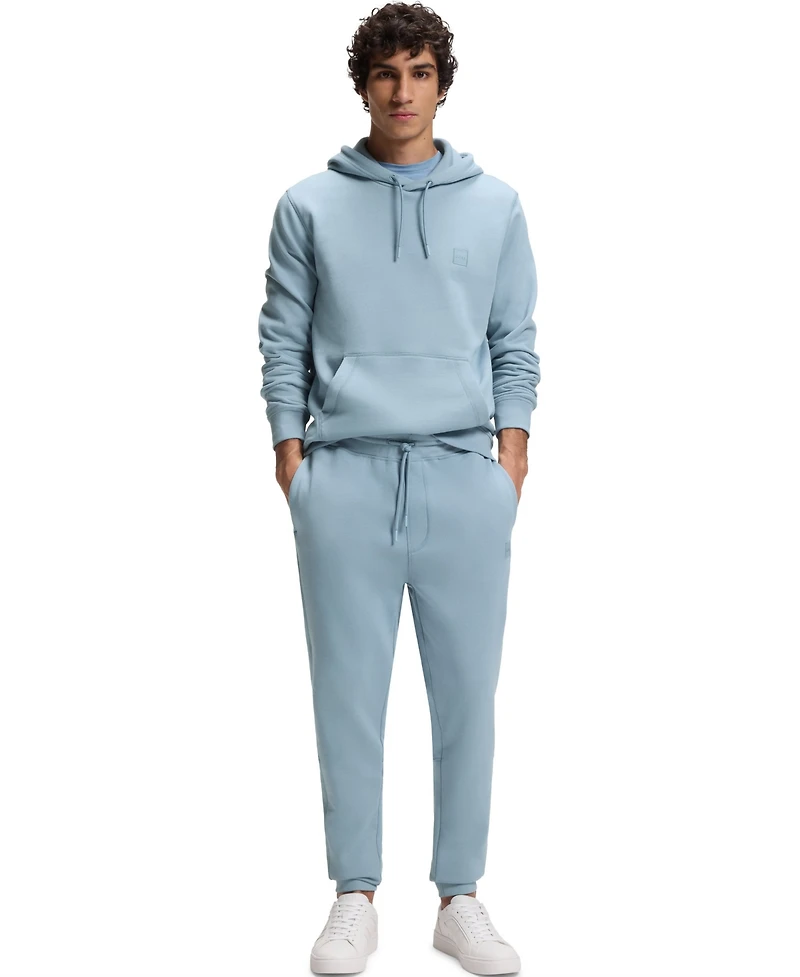 Boss by Hugo Men's Regular-Fit Cotton Terry Logo Patch Hoodie