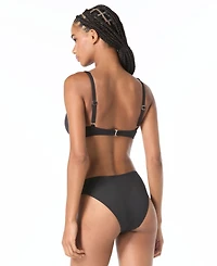 Michael Kors Women's Rhinestone Swim Bra Top