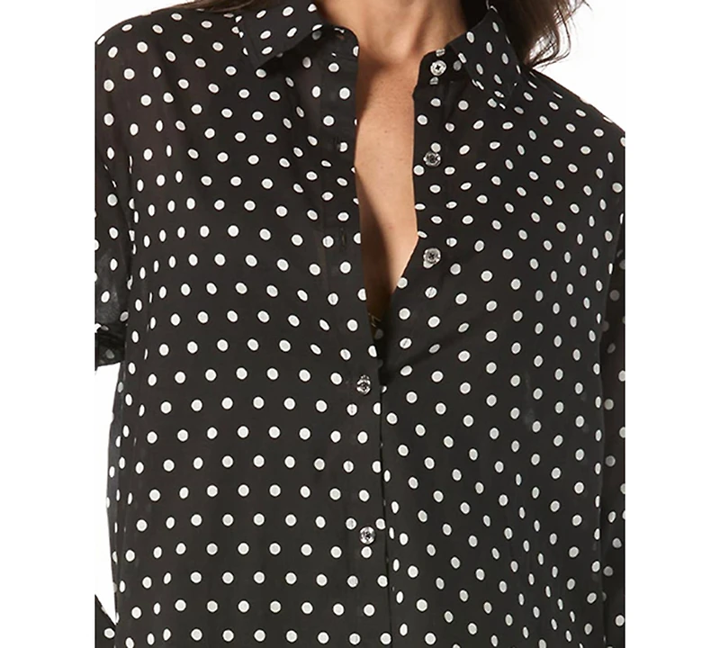 Michael Kors Women's Cover-Up Swim Shirt