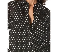 Michael Kors Women's Cover-Up Swim Shirt