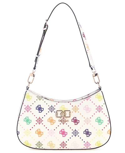 Guess Emelie Logo Top Zip Medium Shoulder Bag