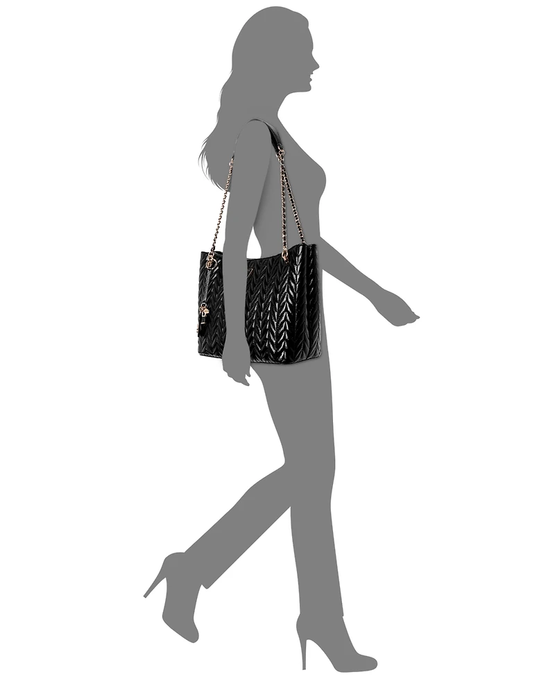 Guess Cheryl 2 Magnetic Snap Tote Bag