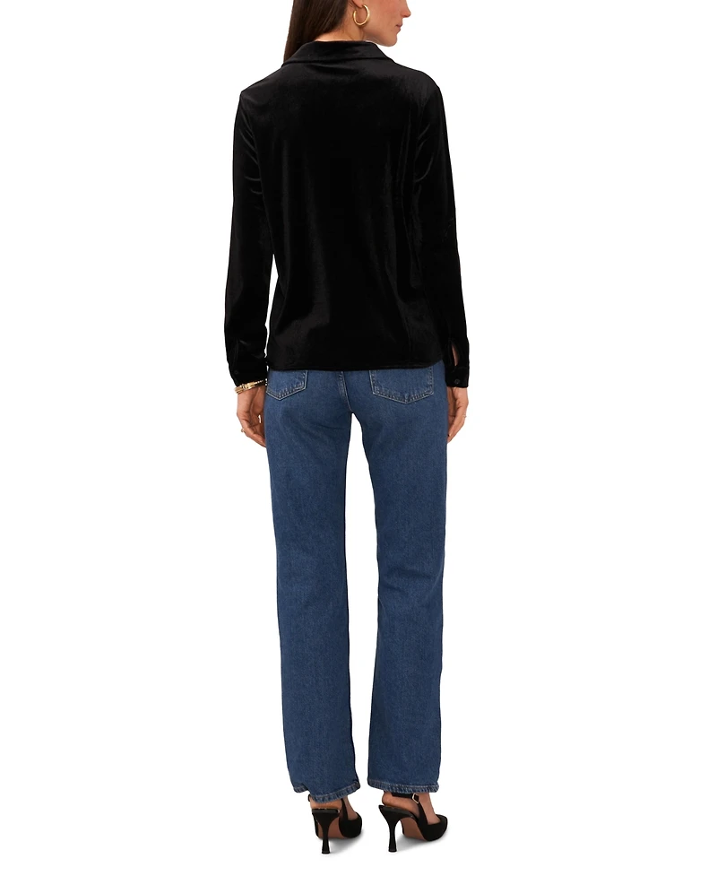 Vince Camuto Women's Button-Down Collar Top