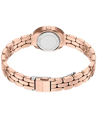 Michael Kors Women's Maude Three-Hand Rose Gold-Tone Stainless Steel Watch and Bracelet Set, 21MM