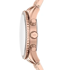 Michael Kors Women's Bryant Chronograph Rose Gold-Tone Stainless Steel Watch, 35mm