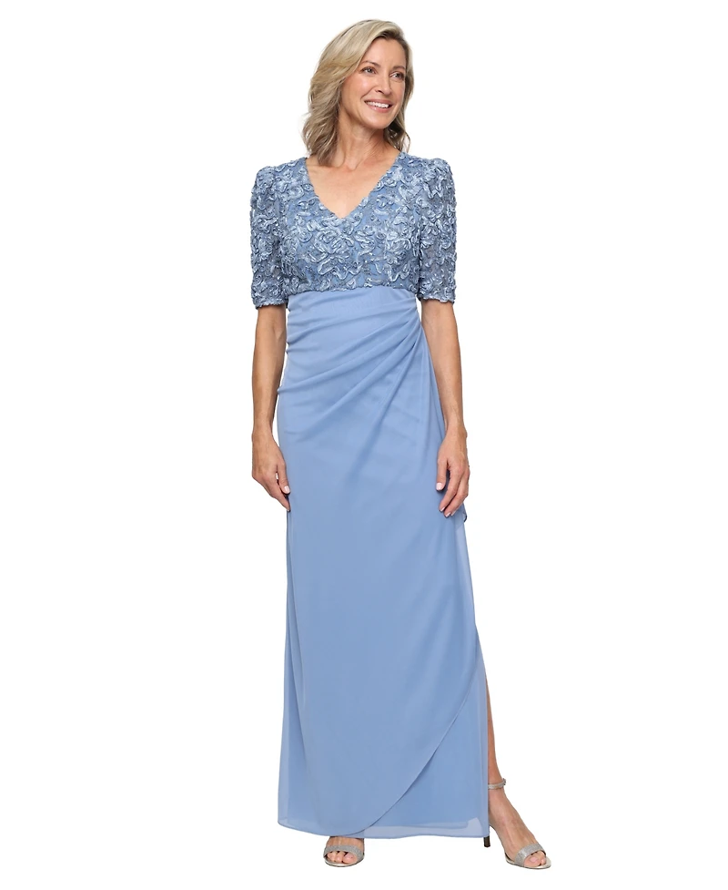 Alex Evenings Petite Empire Waist Dress