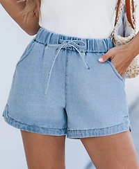 Cupshe Women's Chill Vibes Denim Shorts