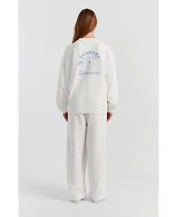 Chinti & Parker Women's Peanuts Athletics Graphic Cotton Sweatshirt