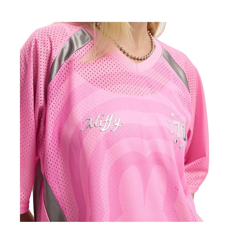 Cotton On Women's Lcn V Neck Regular Cropped Graphic Tee New