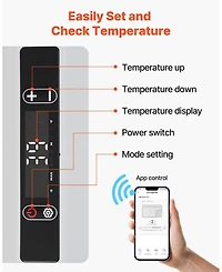 Mecale 42.3QT/40L Car Refrigerator Freezer, -4°F to 68°F, 12/24V Dc & 100-240V Ac, Portable Compressor Cooler