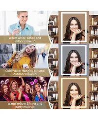 Gaomon Vanity Desk Lighted Mirror