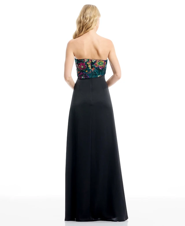 dress the population violetta gown Violetta Gown L / VINTAGE PINK