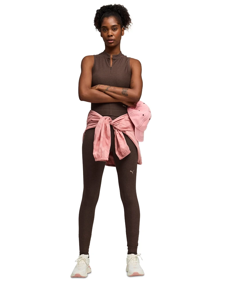 Puma Women's Cloudspun Quarter-Zip Tank Top