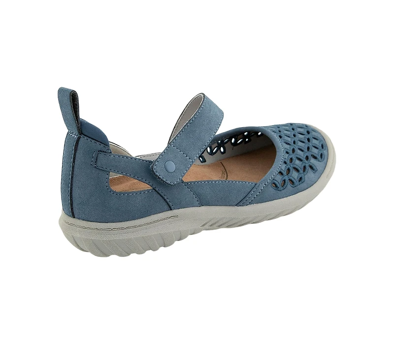 Jbu Women's Bianca Mary Jane Round Toe Flats