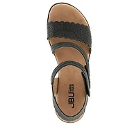 Jbu Women's Gracie Casual Wedge Sandals