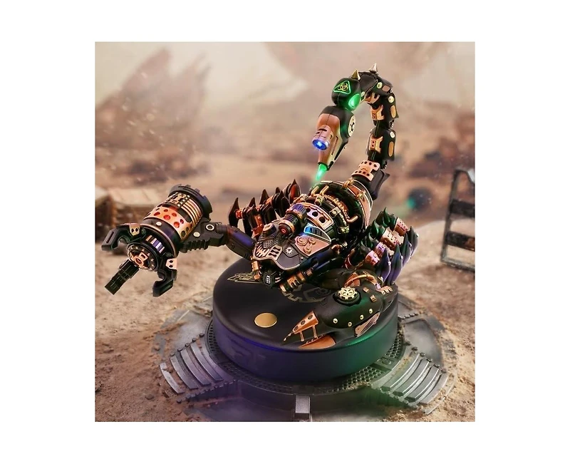 Robotime 3D Puzzle Emperor Scorpion Beetle Diy Moveable Mechanic Organism Series Steampunk Design Funny Toys for Kids Child Model Kit