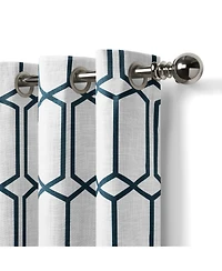 Elrene Home Fashions Kaiden Geometric Room Darkening Window Curtain
