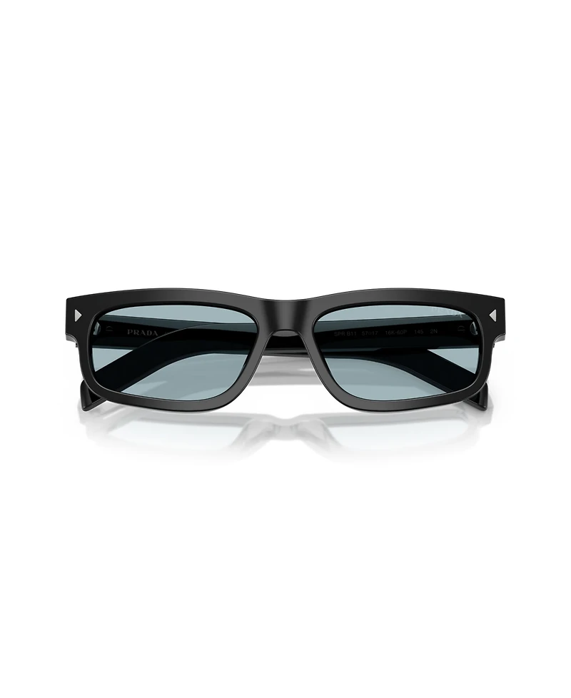 Prada Men's Rectangle Sunglasses, Pr B11S